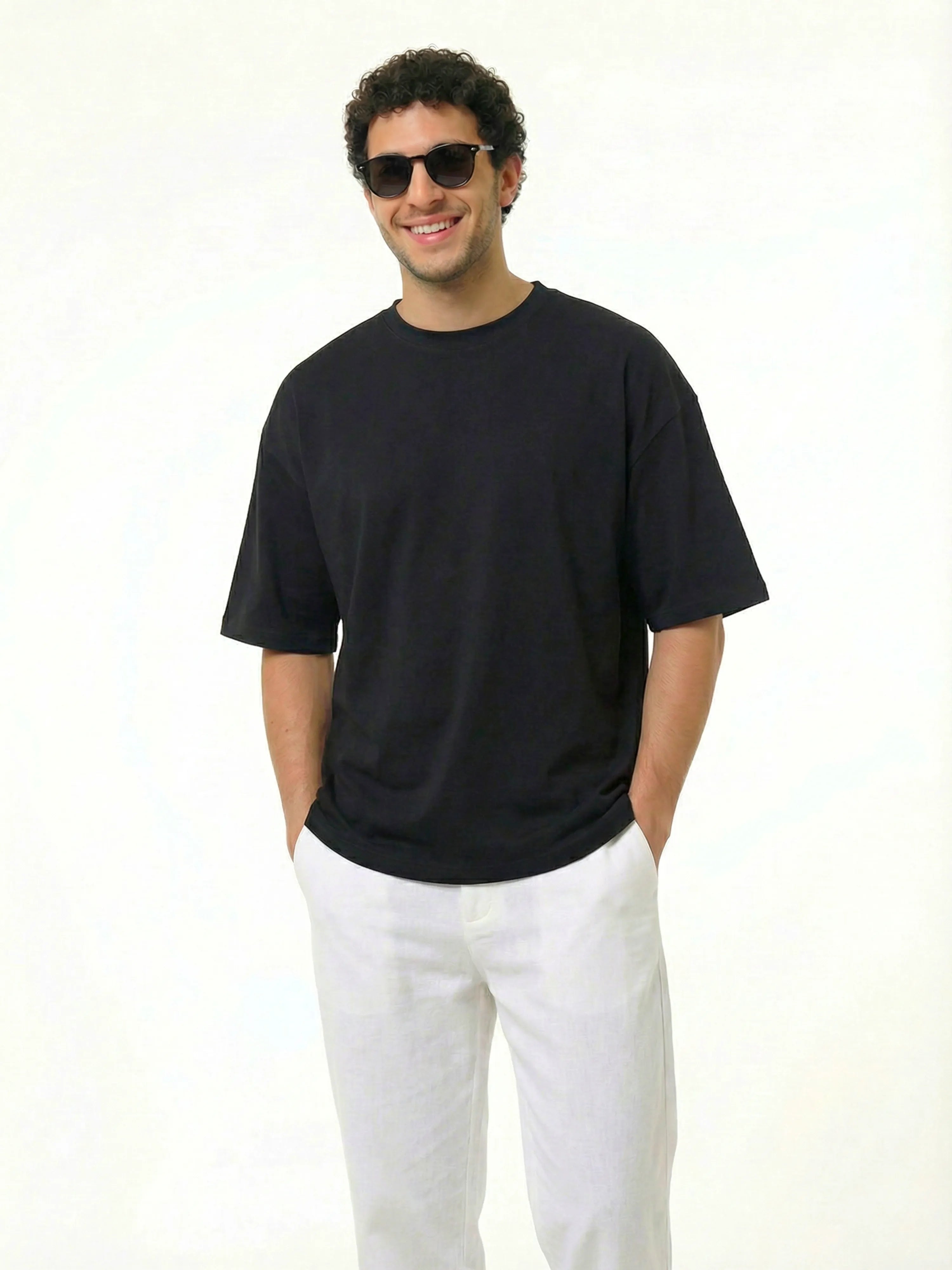 Oversized T-shirt - Black