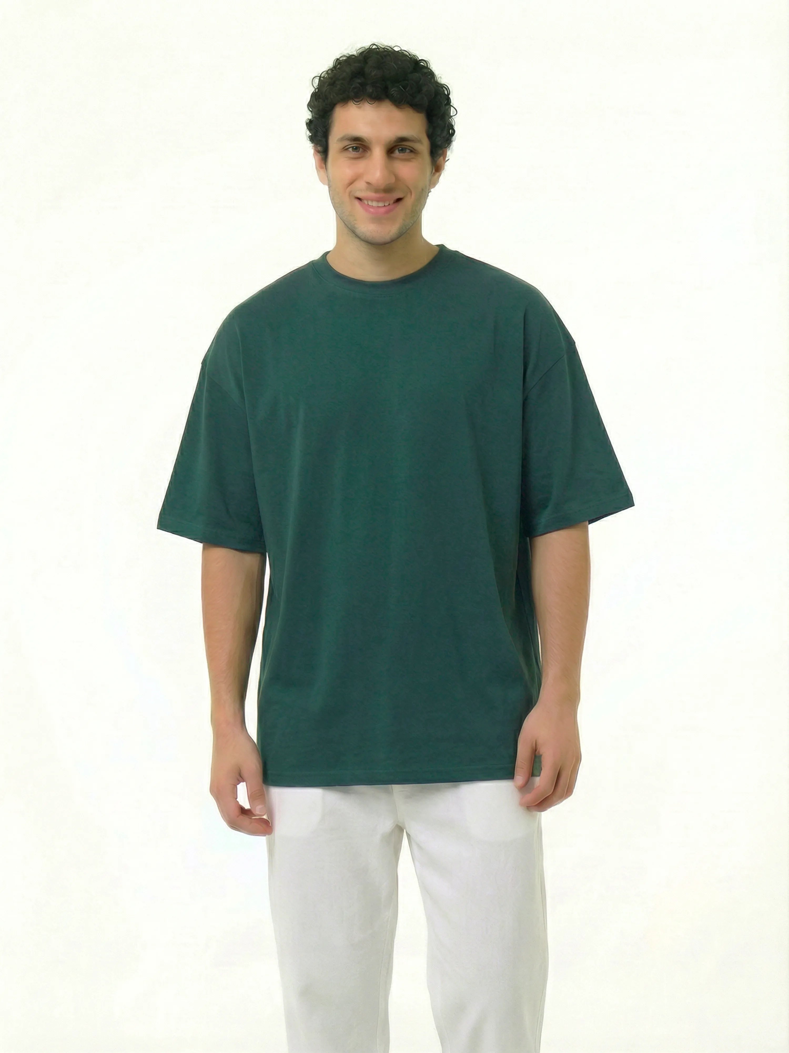 Oversized T-shirt - Forest Green