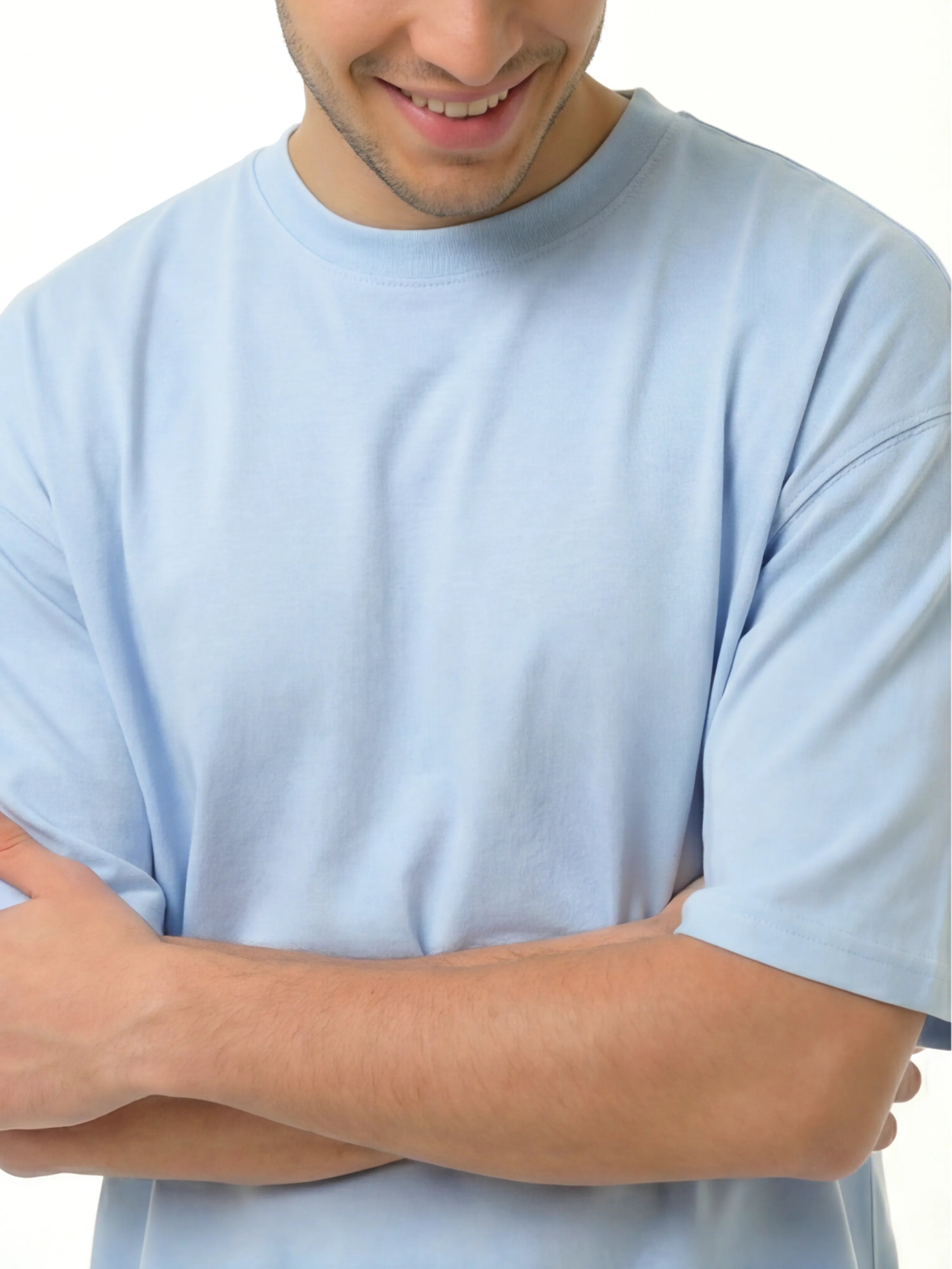Oversized T-shirt - Sky Blue