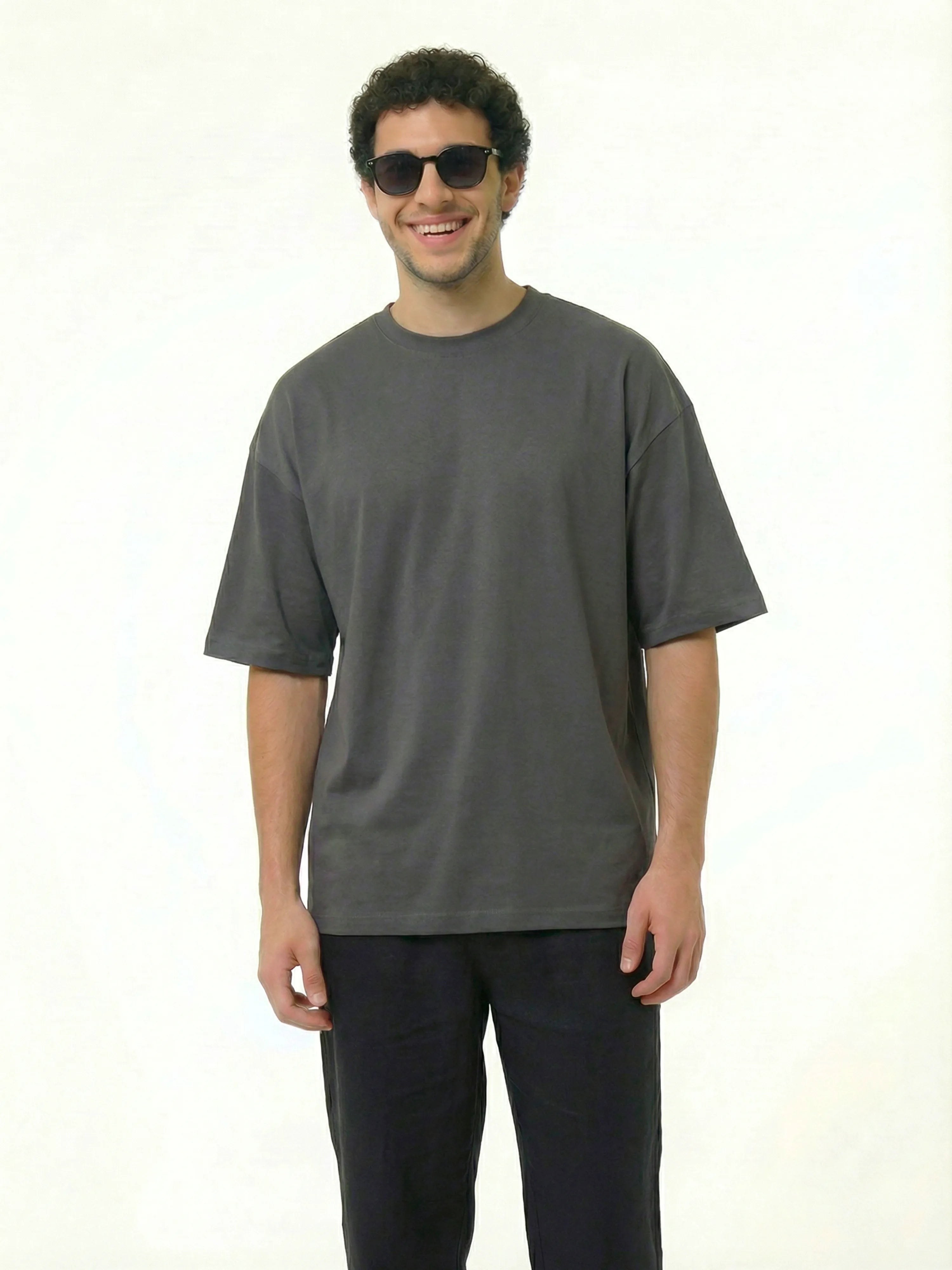 Oversized T-shirt - Washed Grey