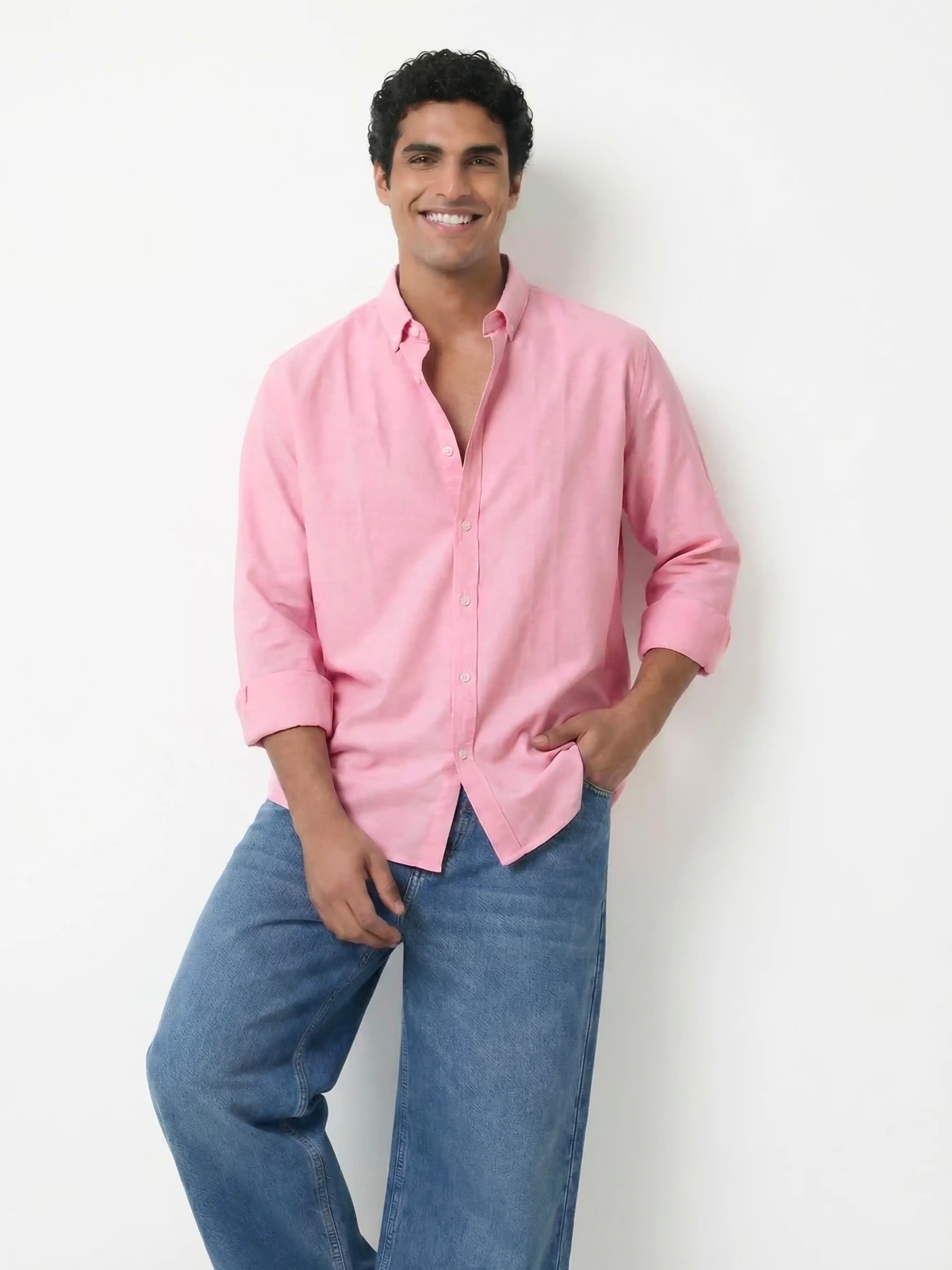 Oxford Shirt - Rose Pink