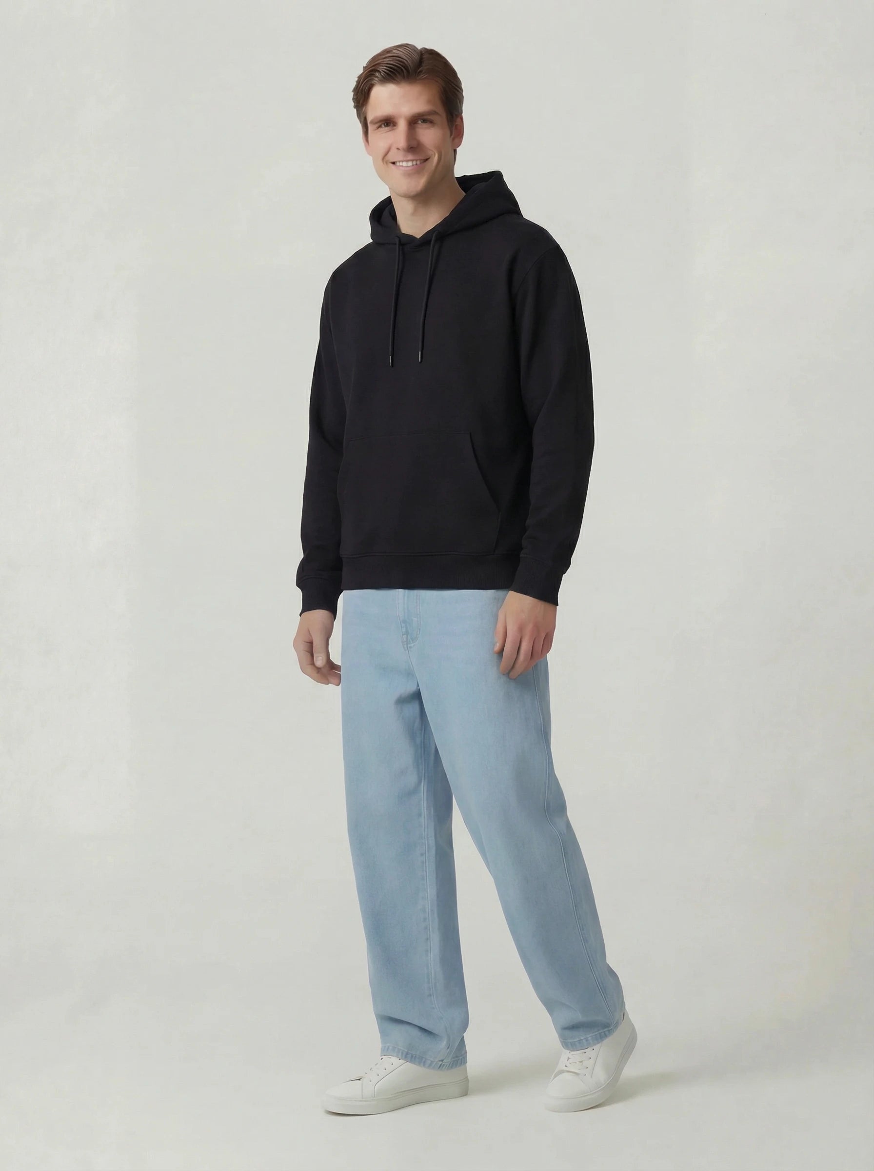 Wide Leg Jeans - Sky Blue