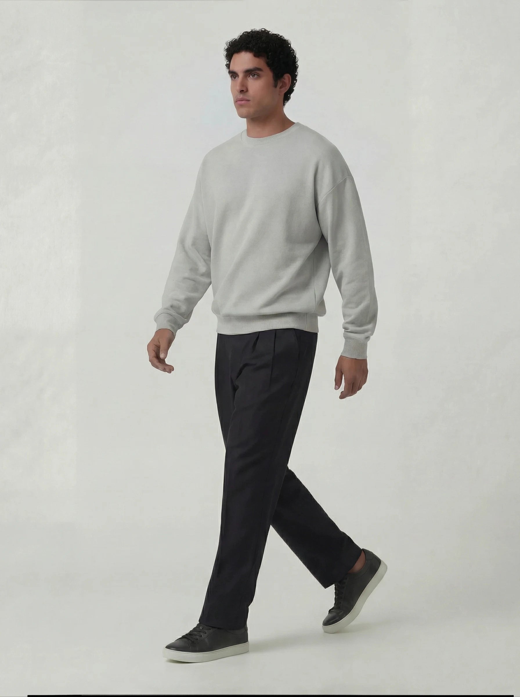 Old Money Wide Leg Trouser - Black